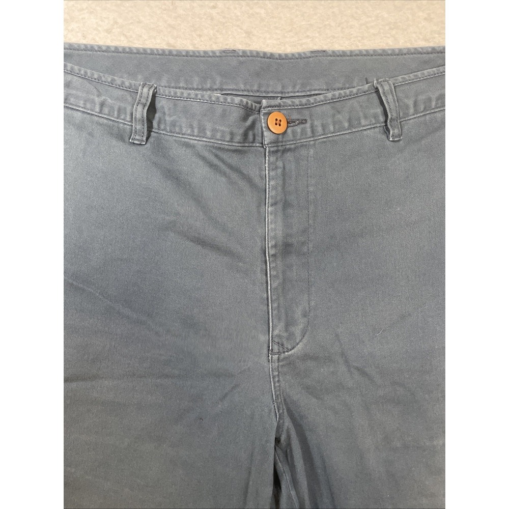 Tommy Bahama Shorts Green Teal Chino Bermuda Washed Pigment Dyed Casual Men's 38 - Picture 2 of 14